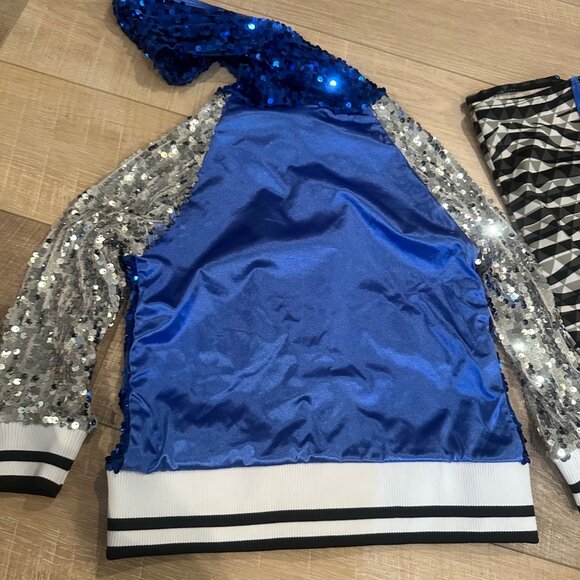 WEISSMAN CHILD GIRLS 2 PIECE COMPETITION DANCE COSTUME JACKET MEDIUM CHILD #9558 - Picture 6 of 9